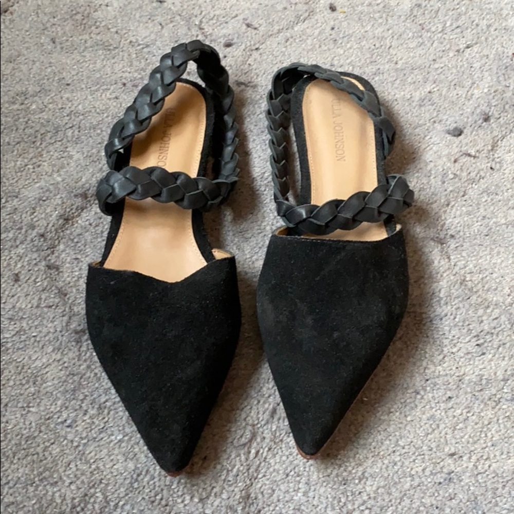Ulla Johnson suede and leather flat